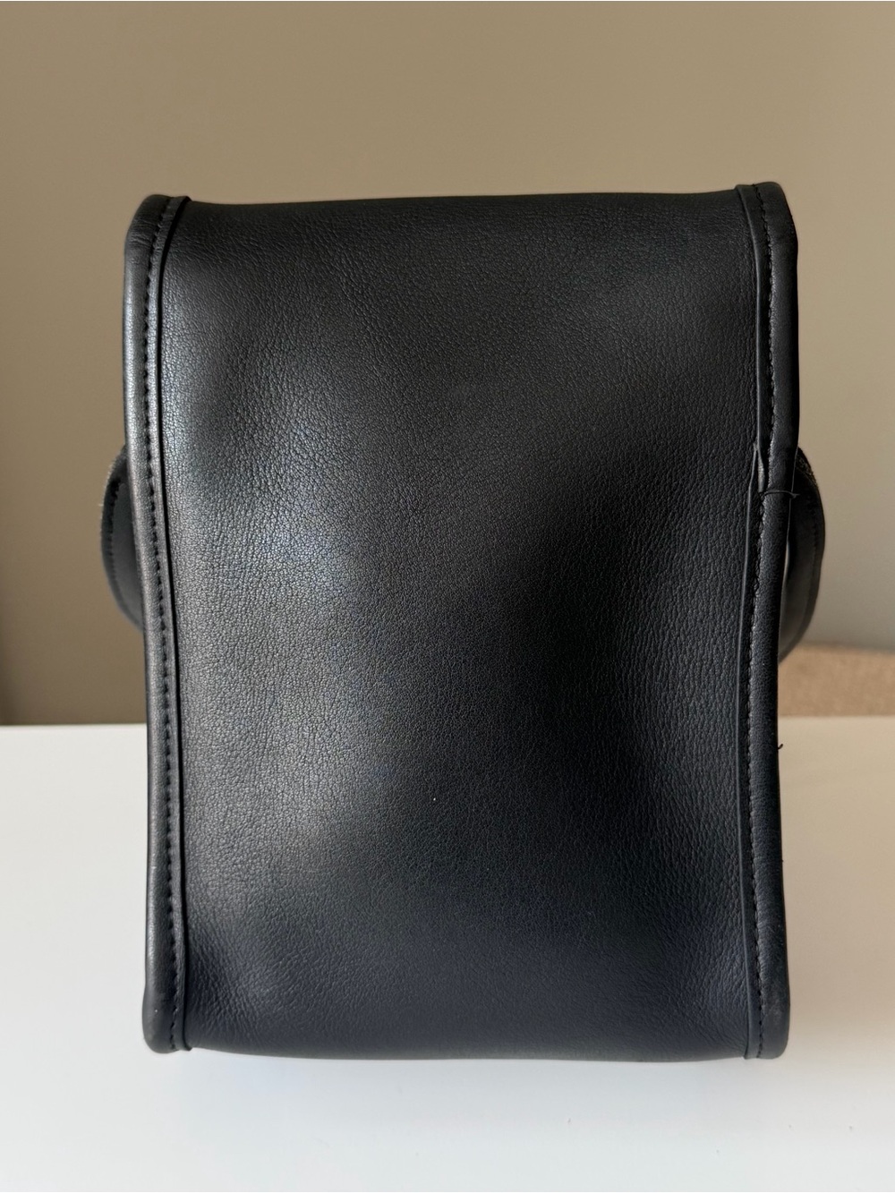 Vintage Coach 9893 Scooter Crossbody Black Leather Hang Tag - Picture 3 of 12